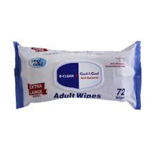 Picture of Cool&cool Adult Wipes 72x1s